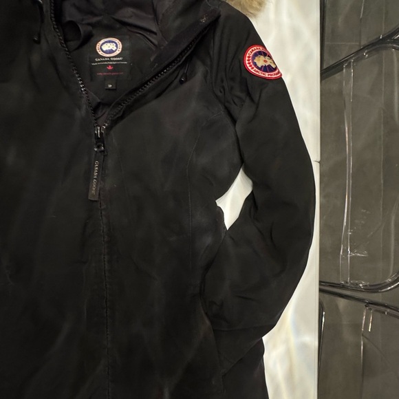 vintage canada goose shin length down parka - Picture 5 of 8